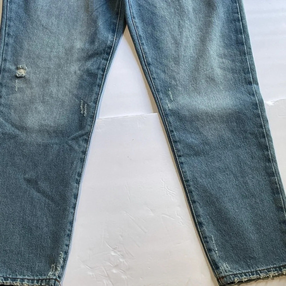 90’s Mom Jean 3/26 blue denim vintage revival super high rise size 3 / 26 - Picture 5 of 12